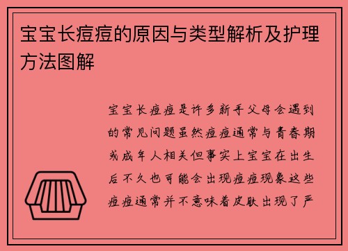 宝宝长痘痘的原因与类型解析及护理方法图解